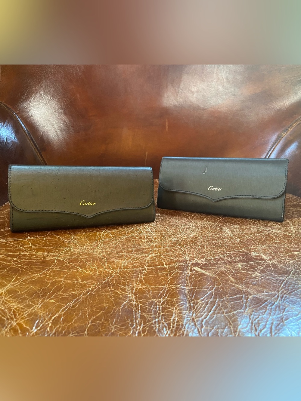 Cartier Lot of 2 Sunglass Cases